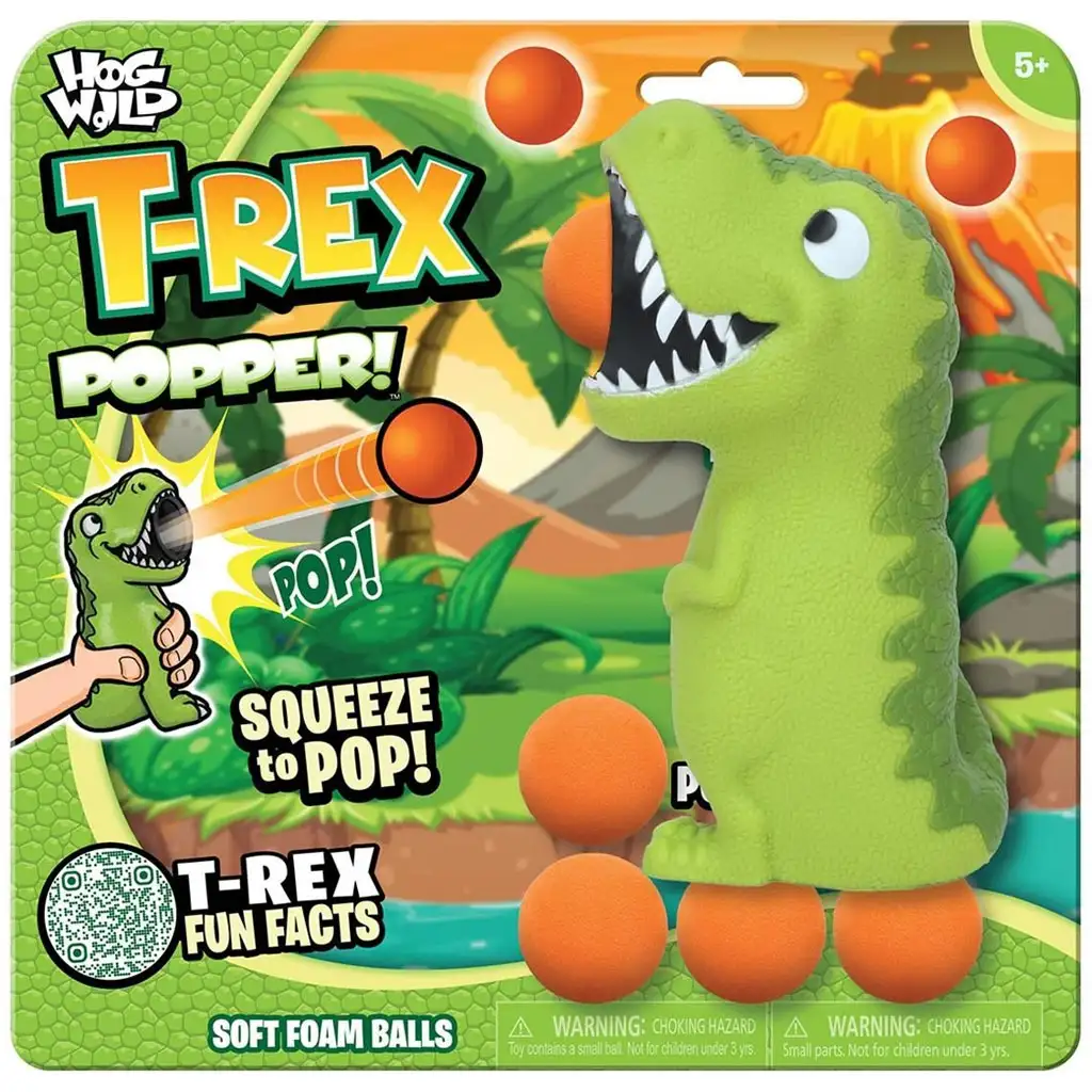 imagen de Zing: Lanzador Popper T-rex con pelotas 2