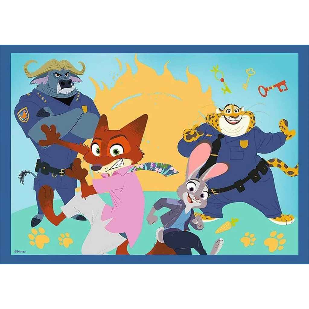 imagen de Zootropolis 2 - 4 en 1 puzzle de 35-48-54-70 piezas - Trefl 4