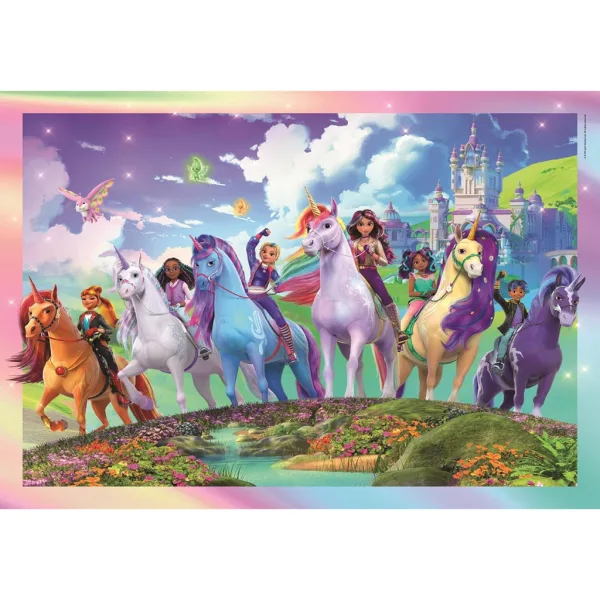 imagen de Academia de Unicornios 104 piezas Supercolor puzzle - Clementoni 2