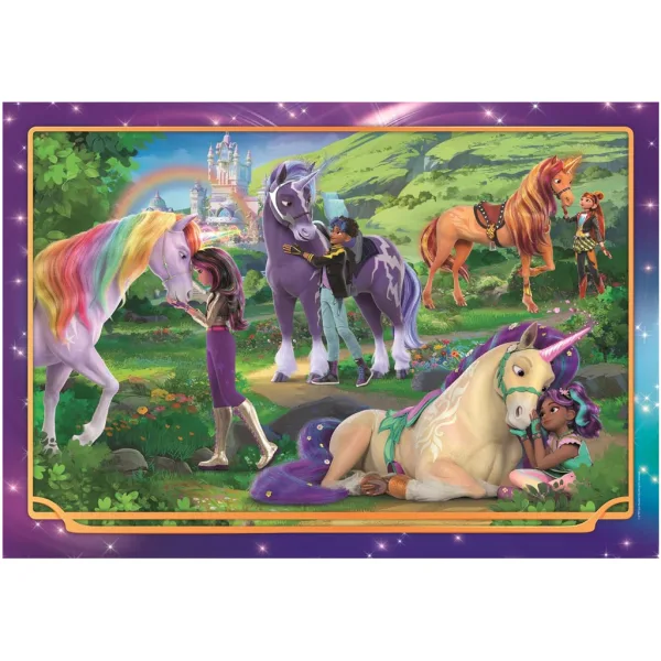 imagen de Academia de Unicornios rompecabezas Supercolor de 104 piezas - Clementoni 2