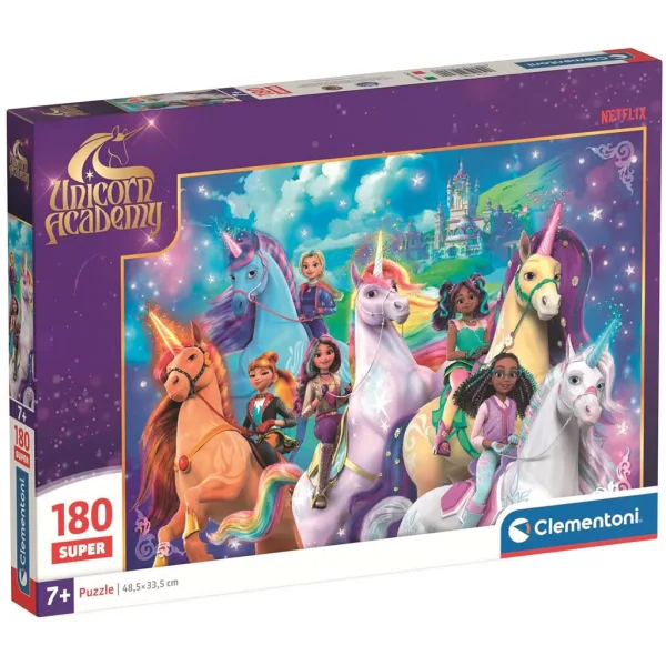 imagen de Academia Unicornio foto de grupo puzzle de 180 piezas - Clementoni 1