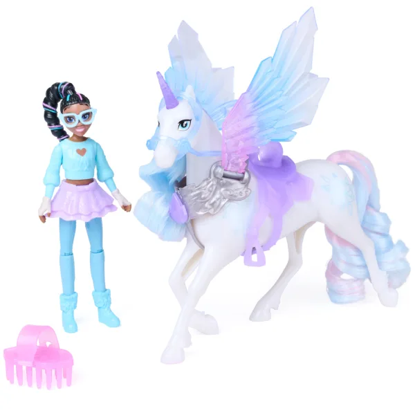 imagen de Academia Unicornio: Muñeca Layla y set de juego unicornio Glacier - Spin Master 2