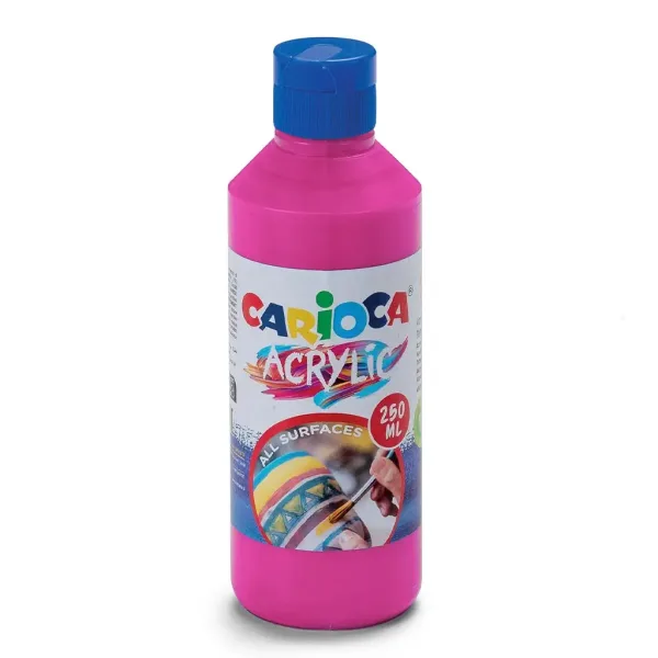 imagen de Acrílico de 250ml en color rosa - Carioca 1