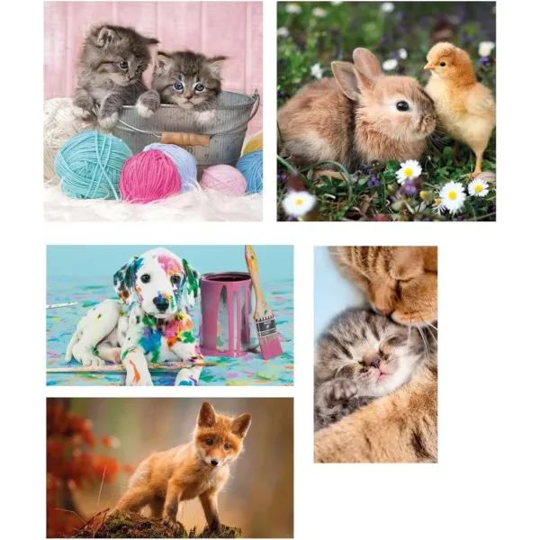 imagen de Amigos animales 10 en 1 super color puzzle - Clementoni 3