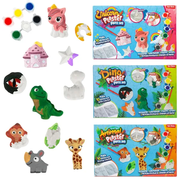 imagen de Animal Plaster: Set de yeso y pintura de animales y unicornios en varias versiones 1ud 1