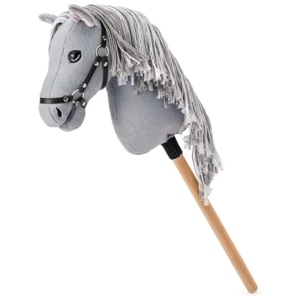 imagen de Apollo el caballo de hobby de varilla color gris - Woodyland 1