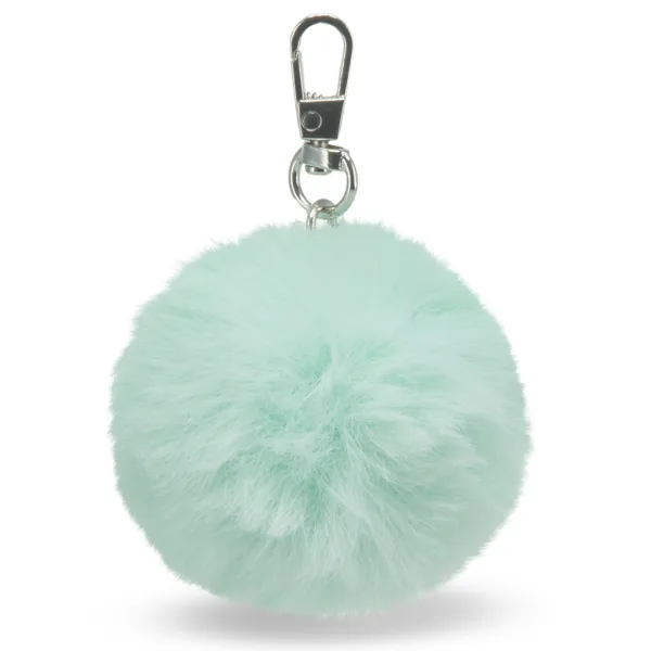 imagen de Ars Una: Bolsa pompon en color turquesa de 7cm 1