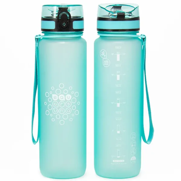 imagen de Ars Una: Botella de motivación Mint sin BPA 1000ml 2