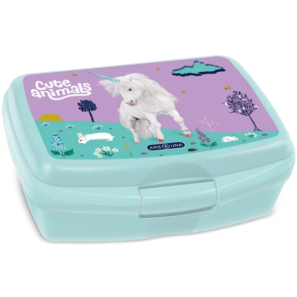 imagen de Ars Una: Cute animals Unicornio caja de almuerzo 1