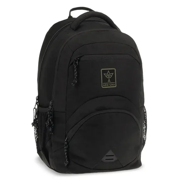 imagen de Ars Una: Mochila ergonómica Cordura negra, mochila 33x45x24cm 1