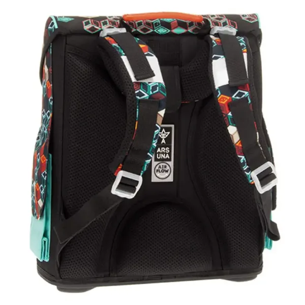 imagen de Ars Una: Mochila escolar compacta Geek con cierre magnético 33x41x24cm 2