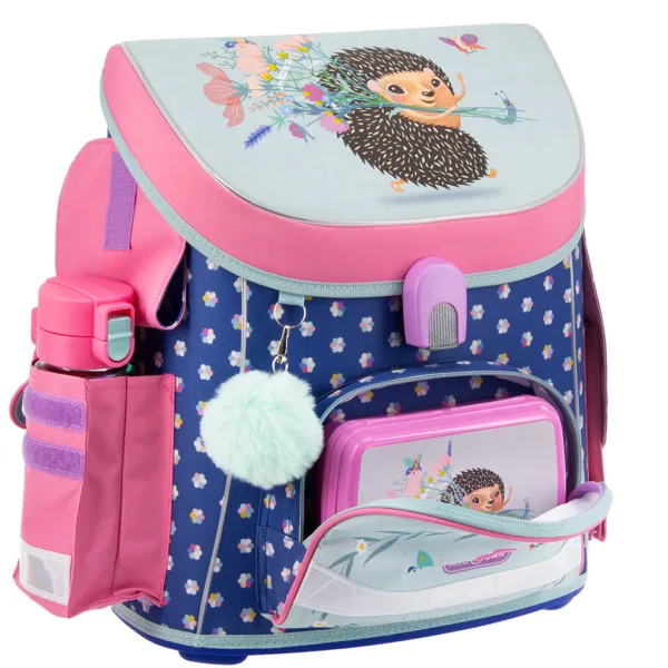 imagen de Ars Una: Mochila escolar con cierre magnético de flores frescas 33x41x24cm 7
