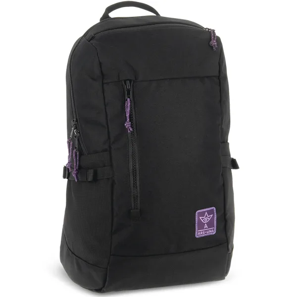 imagen de Ars Una: Mochila escolar Cordura negra-violeta para chicas AU-17 32x47x18cm 1