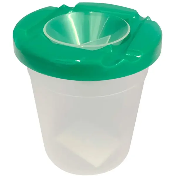 imagen de Ars Una: Vaso limpiador de pinceles en color verde 1