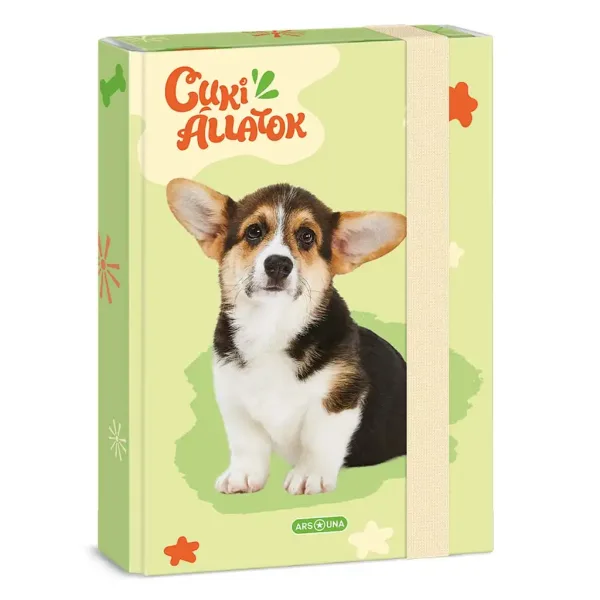 imagen de Ars Una: Welsh Corgi bulldog A/5 caja de cuadernos 1