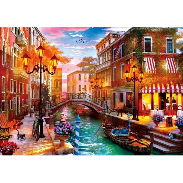 imagen de Atardecer en Venecia 500 piezas HQC puzzle compacto - Clementoni 2