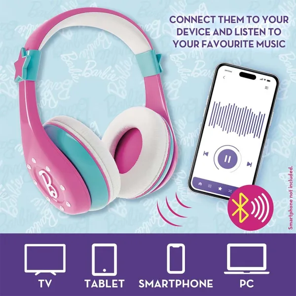 imagen de Auriculares Bluetooth de Barbie - Lisciani 2