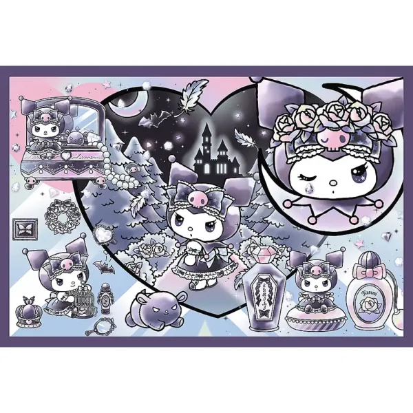 imagen de Aventuras mágicas de Kuromi puzzle de 2x200 piezas - Trefl 2
