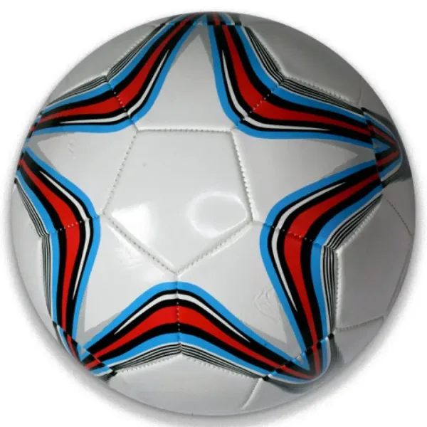 imagen de Balón de fútbol de imitación de cuero con diseño de estrellas en varias versiones de 22 cm 3