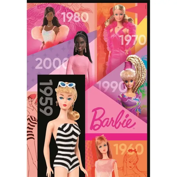 imagen de Barbie 65 años 1000 piezas Puzzle Compacto 50x70cm - Clementoni 2