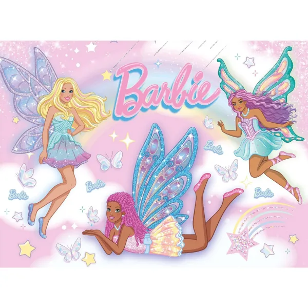 imagen de Barbie amigas de hadas 48 piezas Eco mini puzzle 35x25cm - Lisciani 2