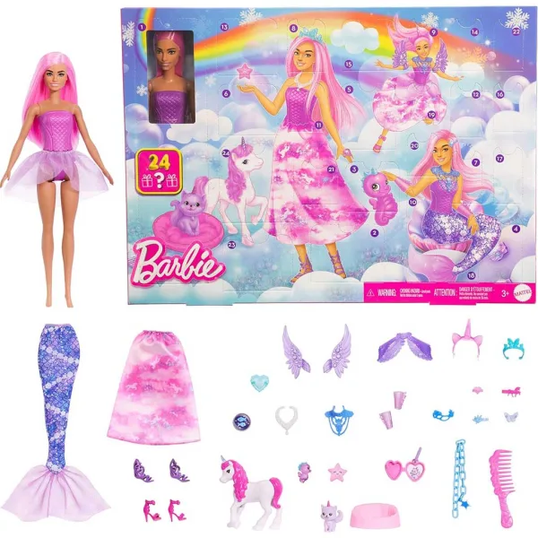 imagen de Barbie Dreamtopia Calendario de Adviento con 24 sorpresas - Mattel 2