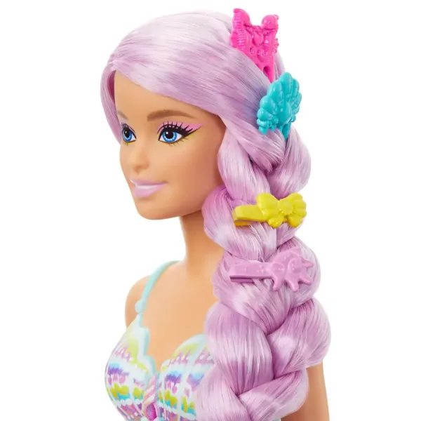 imagen de Barbie Dreamtopia: Muñeca sirena de peinado mágico 2024 - Mattel 4