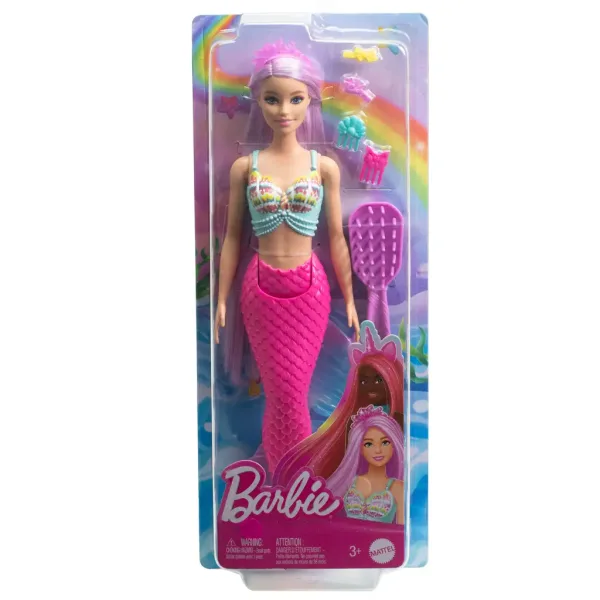imagen de Barbie Dreamtopia: Muñeca sirena de peinado mágico 2024 - Mattel 6