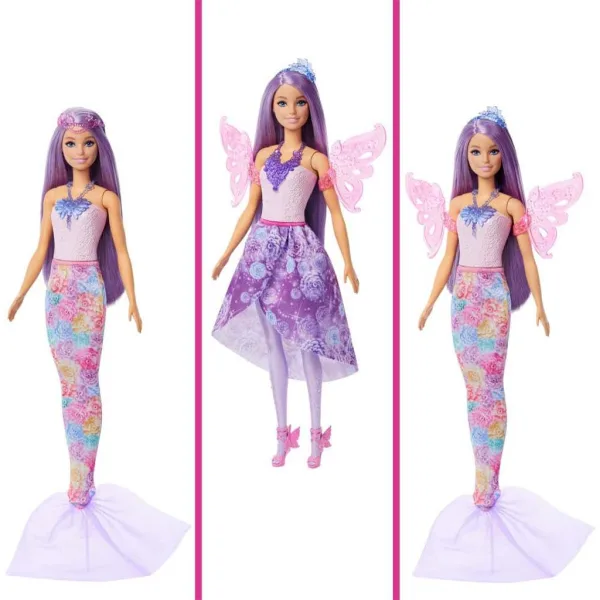 imagen de Barbie Dreamtopia Princesa Transformable - Mattel 3