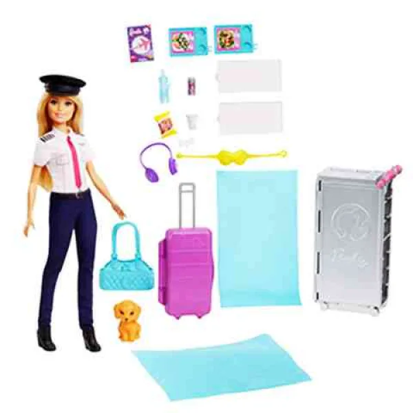 imagen de Barbie: Piloto de avión de ensueño con Barbie - Mattel 4