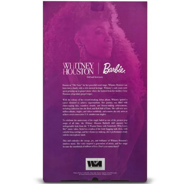 imagen de Barbie: Signature muñeca de colección Whitney Houston 33 cm - Mattel 6