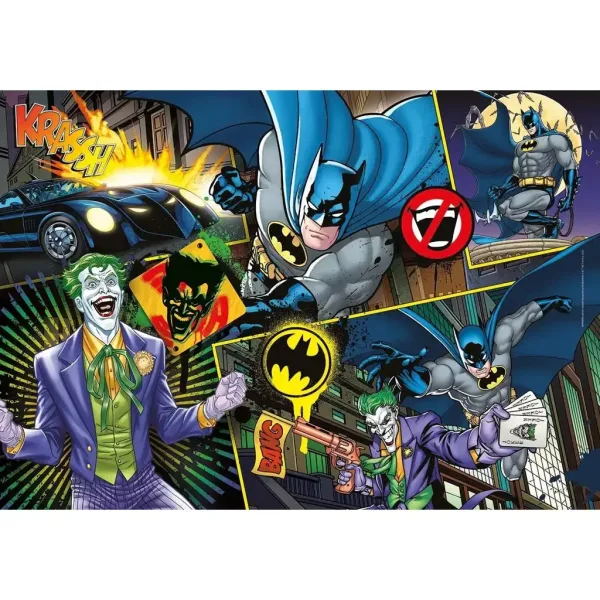 imagen de Batman vs. Joker rompecabezas supercolor de 104 piezas - Clementoni 2