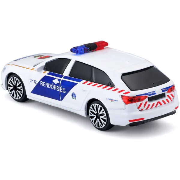 imagen de Bburago: Audi A6 coche de policía húngaro con sirena 1/43 4