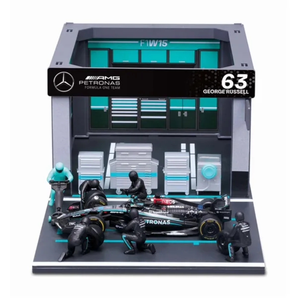 imagen de Bburago: Coche de carrera F1 1/43 - MB AMG W15 E Performance box 2