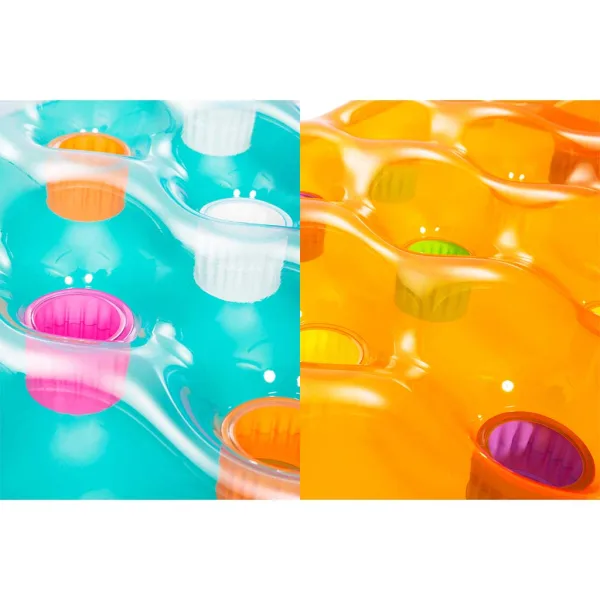 imagen de Bestway: Colchoneta inflable con portavasos de colores en varios colores 1ud 173x64x16cm 2
