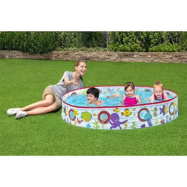 imagen de Bestway: Fill 'N Fun mundo submarino piscina inflable de pared rígida Ø 152 x 25 cm 4