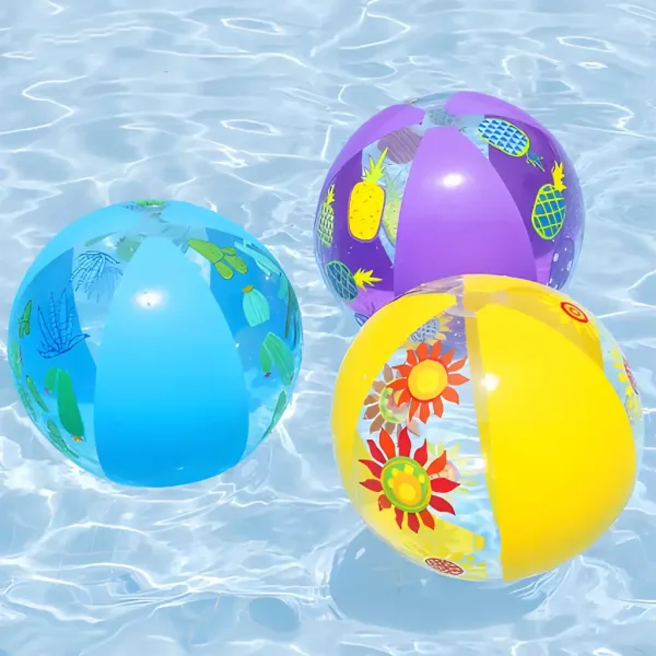 imagen de Bestway: Pelota de playa colorida con estampado Splash en varias versiones de 51 cm 1