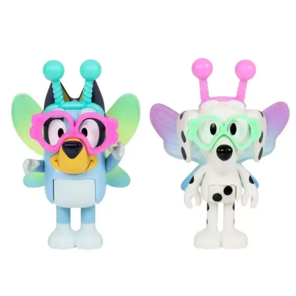 imagen de Bluey extraterrestres: conjunto de figuras de Bluey y Chloe 2