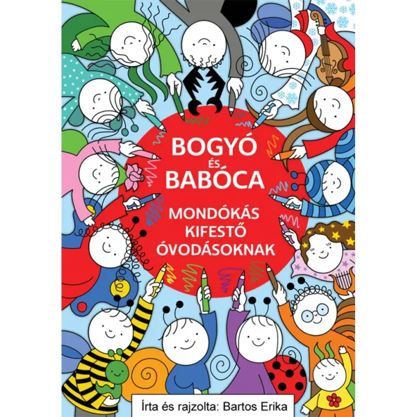 imagen de Bogyó y Babóca libro para colorear con rimas para niños de preescolar - Pagony 1