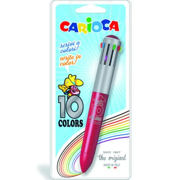 imagen de Bolígrafo con 10 colores en varias versiones 1ud - Carioca 1
