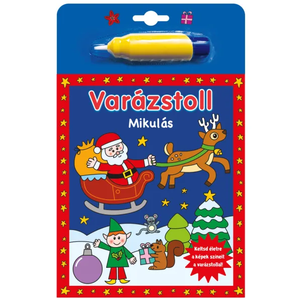 imagen de Bolígrafo mágico - Cuaderno para colorear de Papá Noel 1