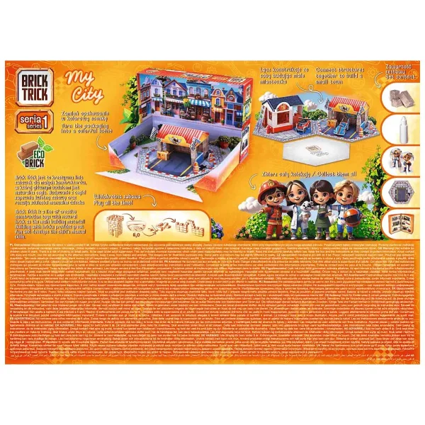 imagen de Brick Trick construimos con ladrillos: My City Pit Stop juego de construcción de 50 piezas - Trefl 3