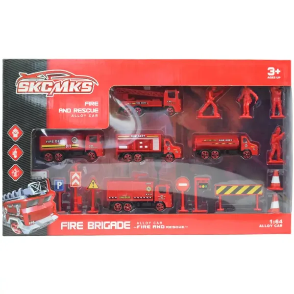 imagen de Brigada de Bomberos: Set de coche de bomberos con accesorios 4