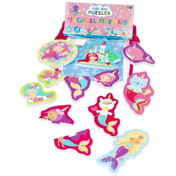 imagen de Buddy & Barney Juguete de baño puzzle - Sirenas mágicas 2