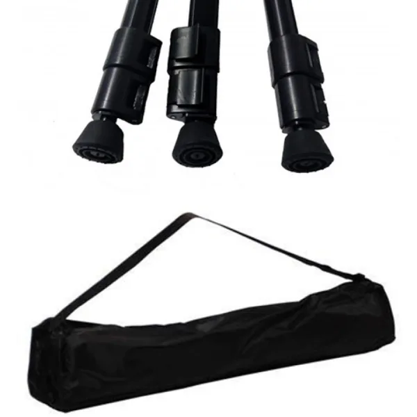 imagen de Caballete de metal con bolsa de transporte 95-160cm 4