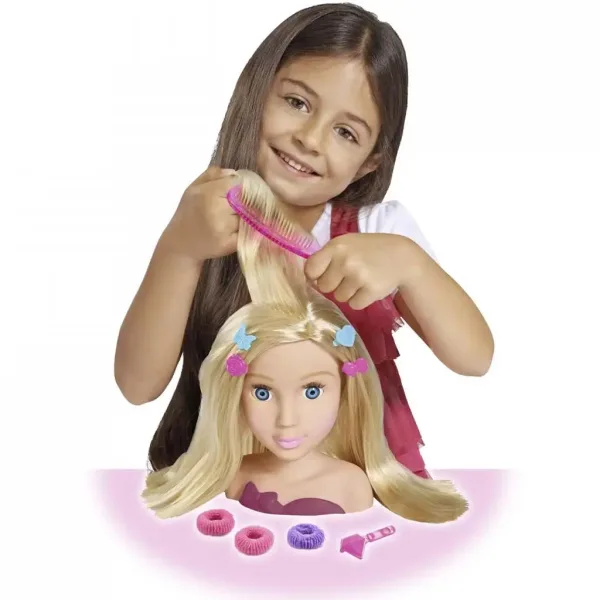 imagen de Cabeza de muñeca rubia con accesorios - Simba Toys 4