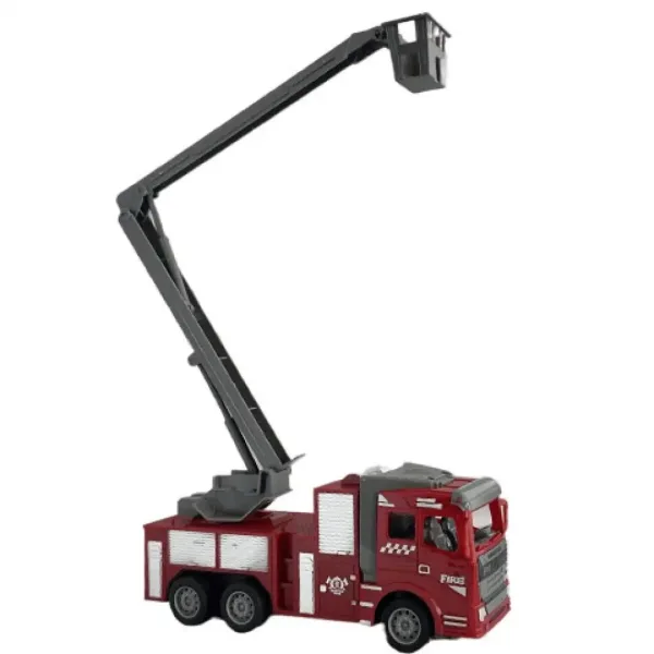 imagen de Camión de bomberos con cesta elevadora RC a escala 1/30 de 22 cm 3