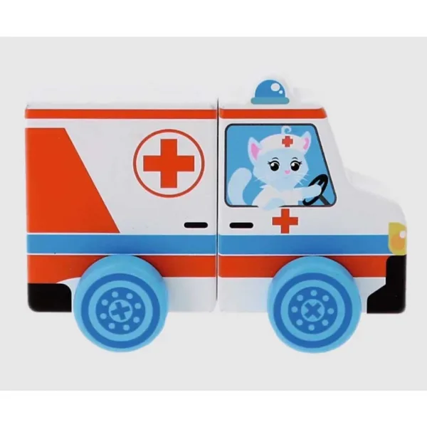 imagen de Camión de bomberos magnético Fa Tiny Tails - Trefl 2