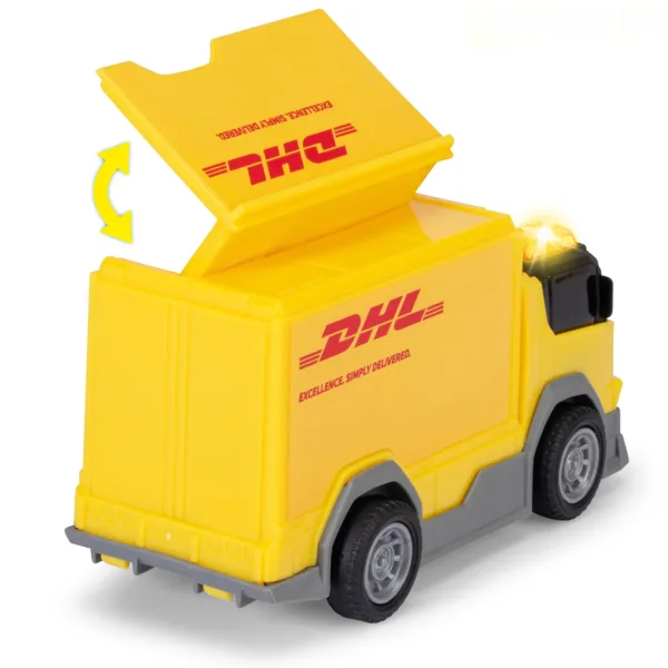 imagen de Camión de entrega DHL con efectos de luz y sonido 15 cm - Dickie Toys 2
