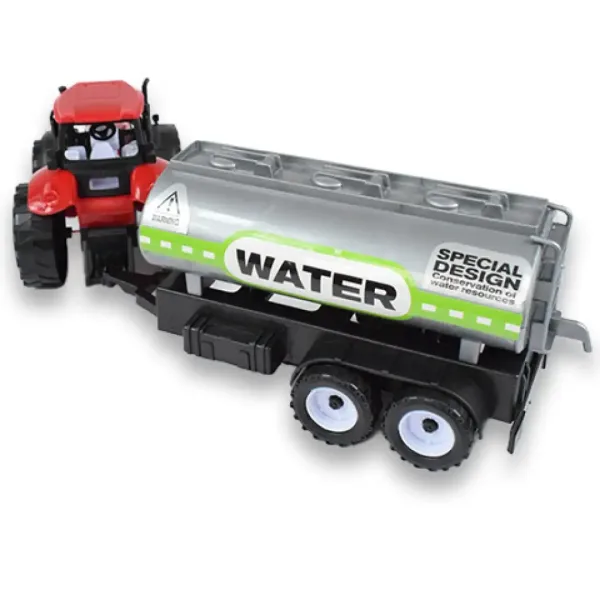 imagen de Camión de granjero: Tractor con tanque de agua en dos versiones de 41 cm 5